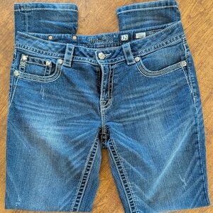 Miss Me Dark Blue Skinny Jeans